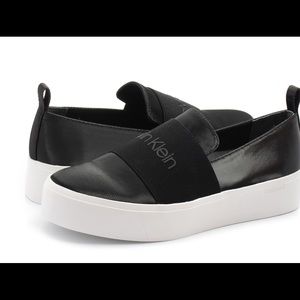 Barely Worn Calvin Klein Jacinta Platform Slip On